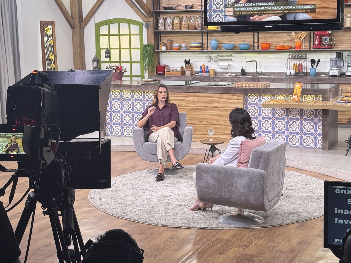 Dra. Daniela em entrevista no programa Vida e Saúde, da TV Novo Tempo