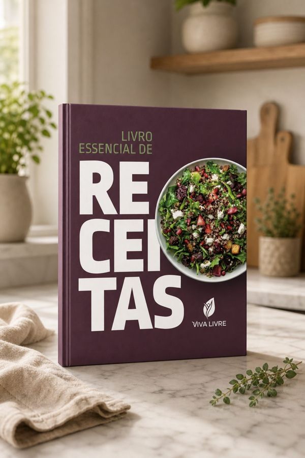Capa: Viva Livre: Livro Essencial de Receitas